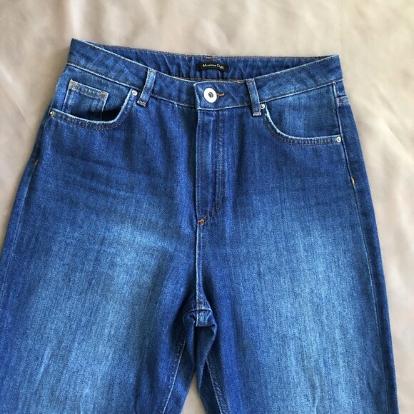 Massimo Dutti Highrise Barrel Jeans - Picture 1 of 11